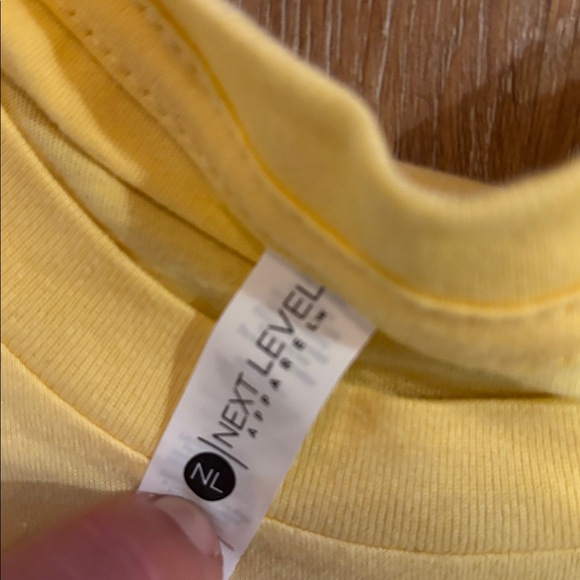 DEAD & COMPANY Next Level Apparel Yellow Graphic Tee Size: Large(medium) NWOT - Picture 5 of 5